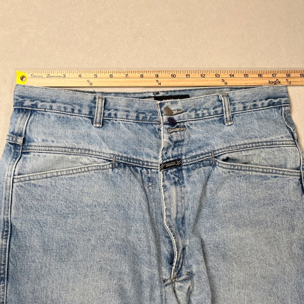 Marithe Francois Girbaud Carpenter Jeans Men 36x35 (actual 33") Blue Vintage 90s - Picture 6 of 11